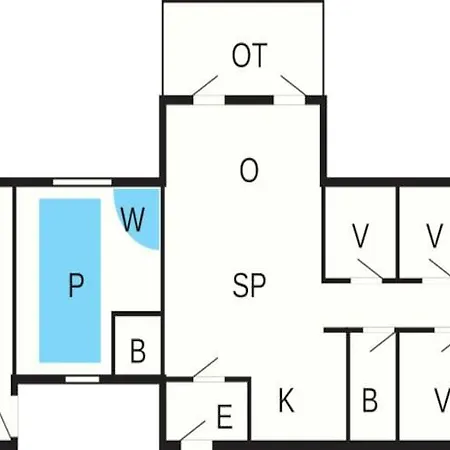 Summer House With Pool, Sauna 度假居 Rømø Kirkeby